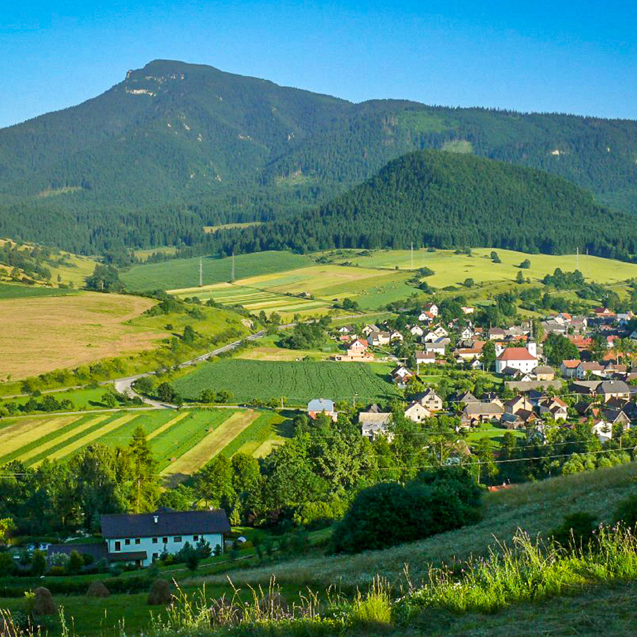 Orava'sSceneries Above Jasenová Village